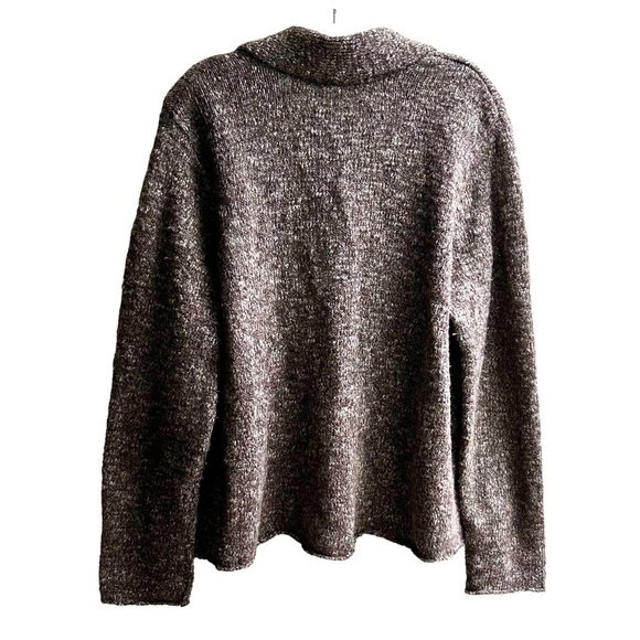 J. Jill One Button Open Front Long Sleeve Cardigan Sweater Wool/ Alpaca Blend - Picture 6 of 7